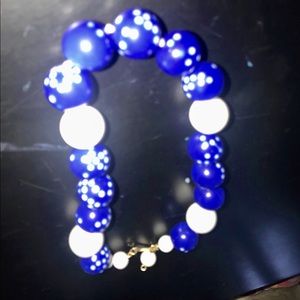 Multi colored marble necklace